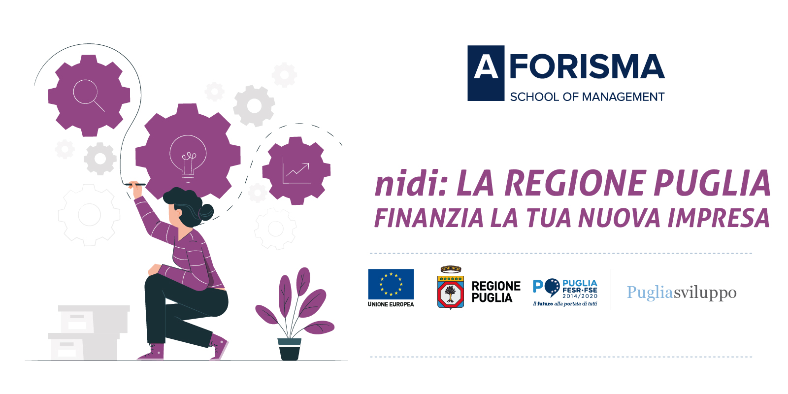 Grafica Realizzata per Aforisma Nidi Regione Puglia