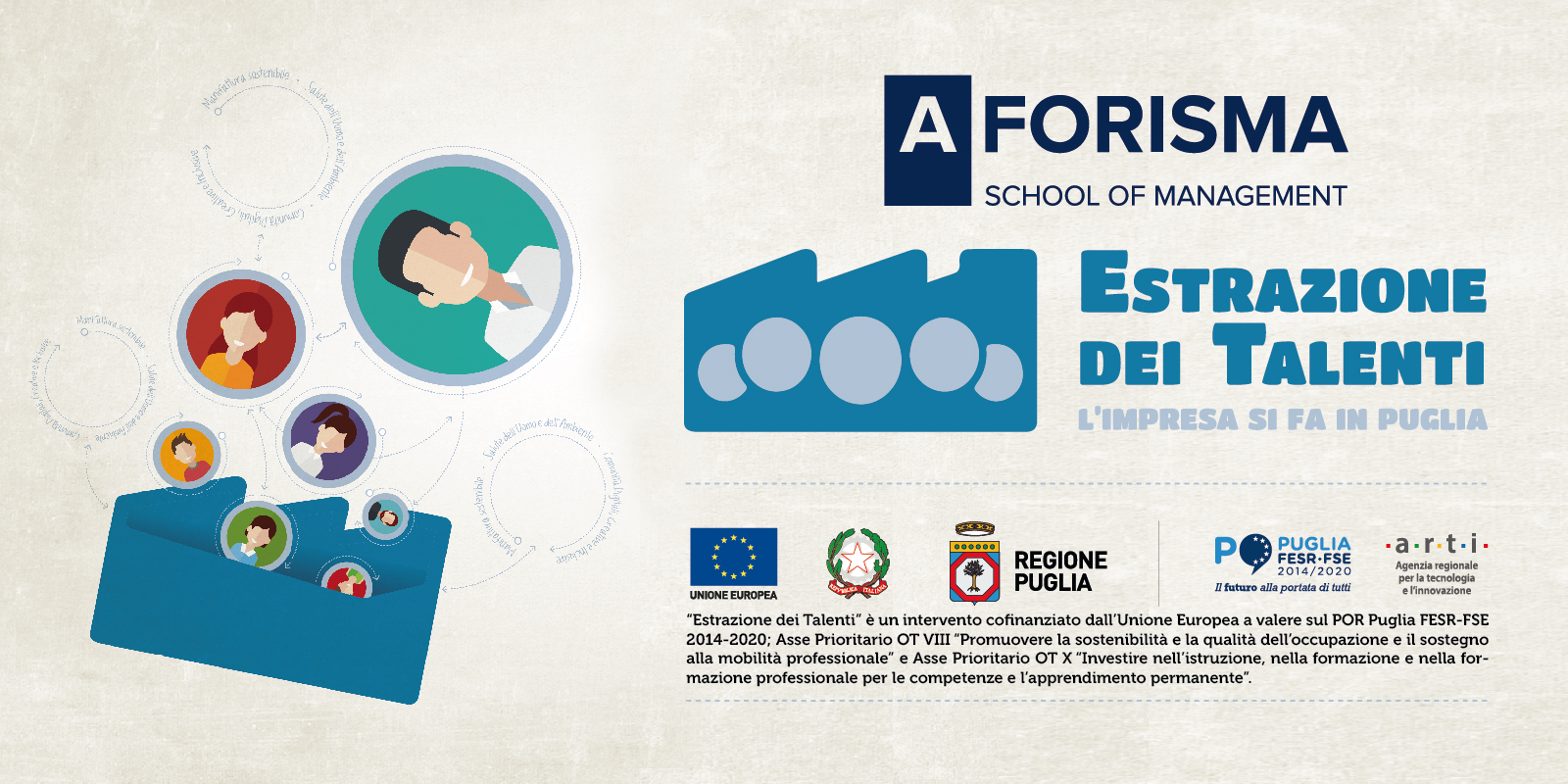 Grafica realizzata per Aforisma Estrazione dei talenti