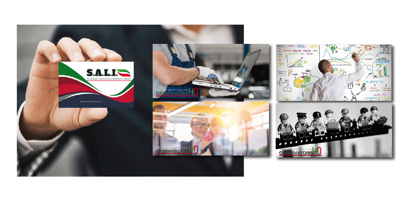 Sali sindacato - Logo, Sito, brand identity